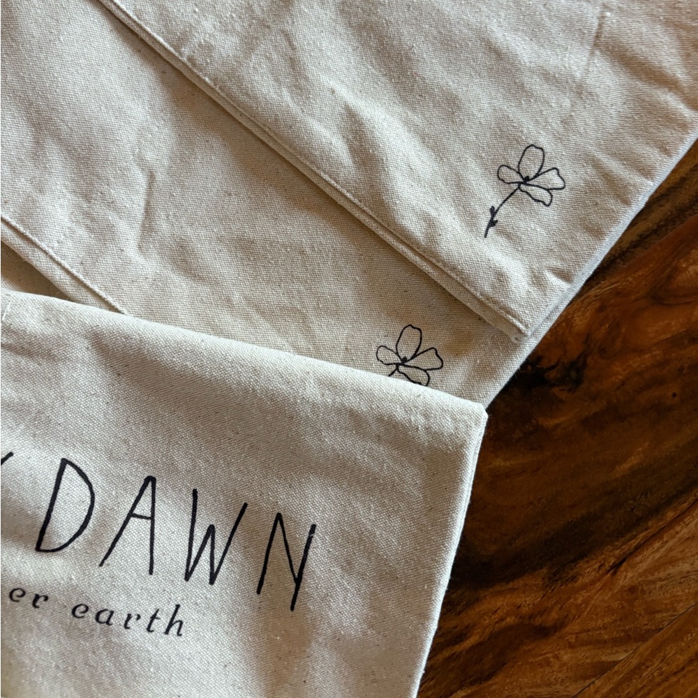 Lot Of 12 Christy Dawn Doen Cotton Canvas Tote Bags Handled Shopping Market NEW - Picture 5 of 7
